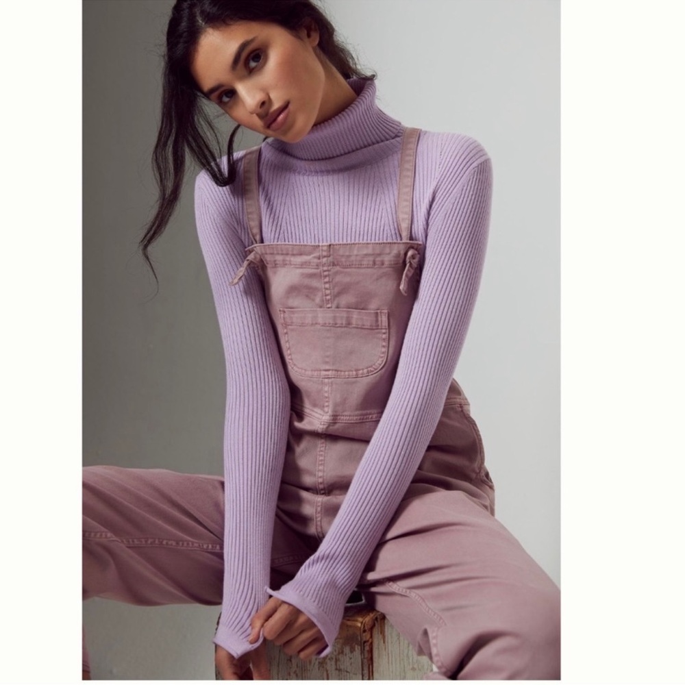 Anthropologie | Pilcro mauve overalls size small NWT